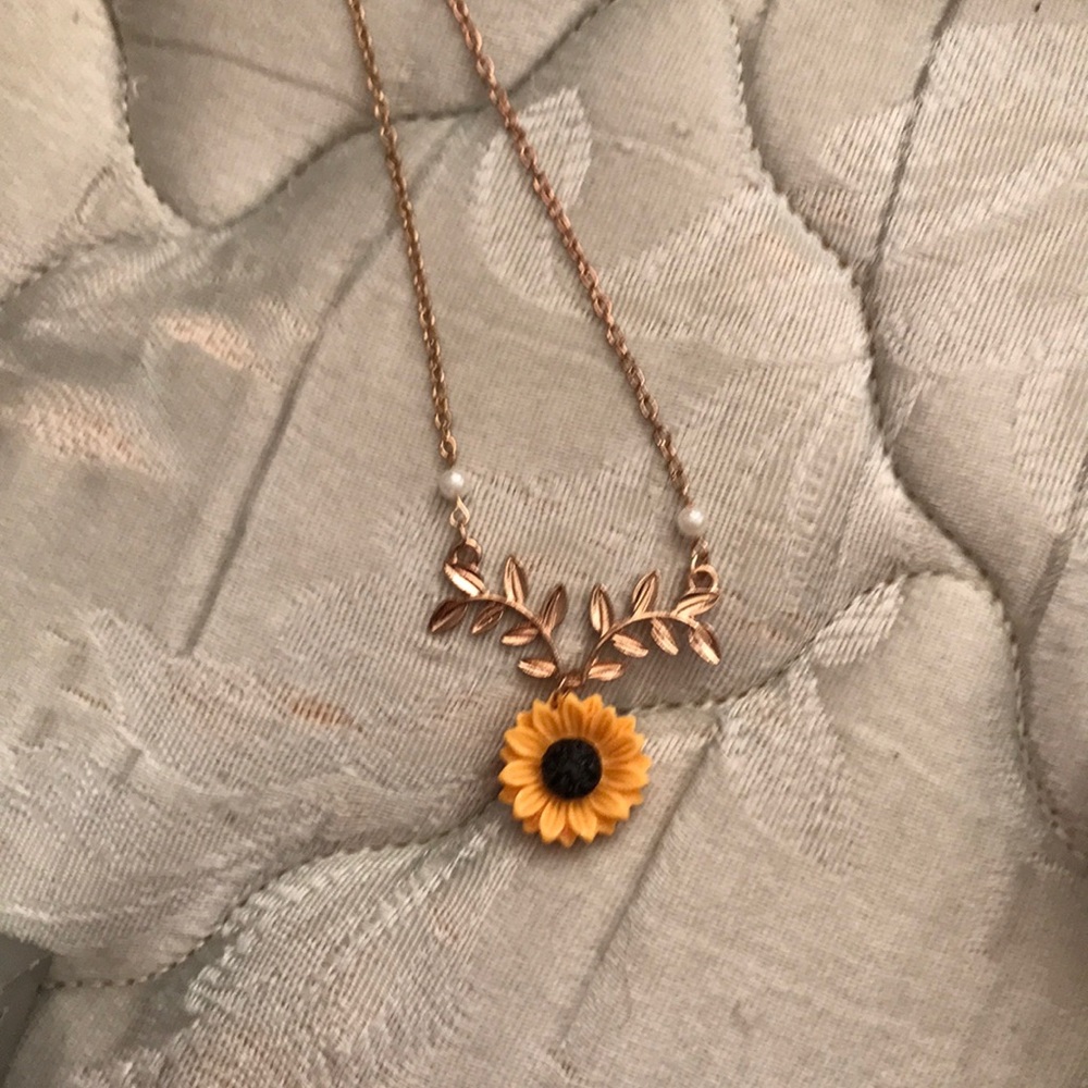Sunflower Necklace